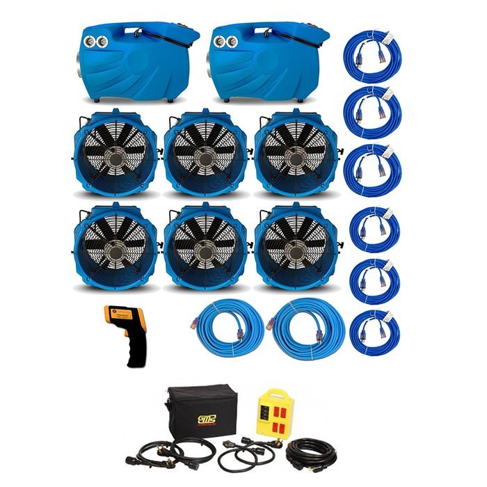 PestPro-200 Bed Bug Eliminator Package - Bed Bug Heat Treatment/No Chemicals (With 2 - Eliminator A/C Splitters) N7