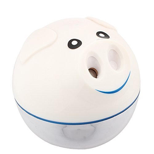 1 X Portable Mini Want Pig USB Ultrasonic Air Humidifier with Night Light (White) N5
