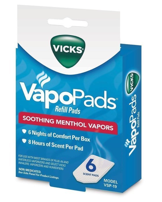 Vicks VapoPads, 6 count refill pads, VSP-19 N2