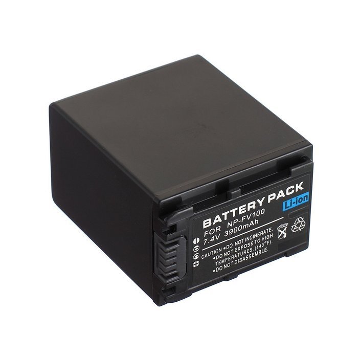 Battery (2-Pack) + Charger for Sony HDR-PJ200 HDR-PJ220 High Definition Handycam Camcorder N3