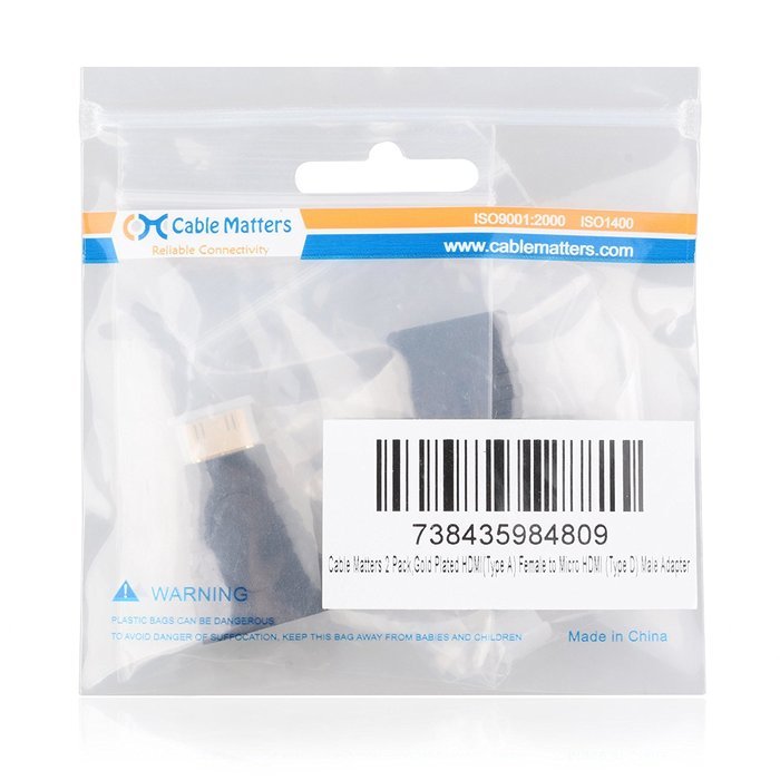 Cable Matters Combo, Mini HDMI Adapter and Micro HDMI Adapter N5