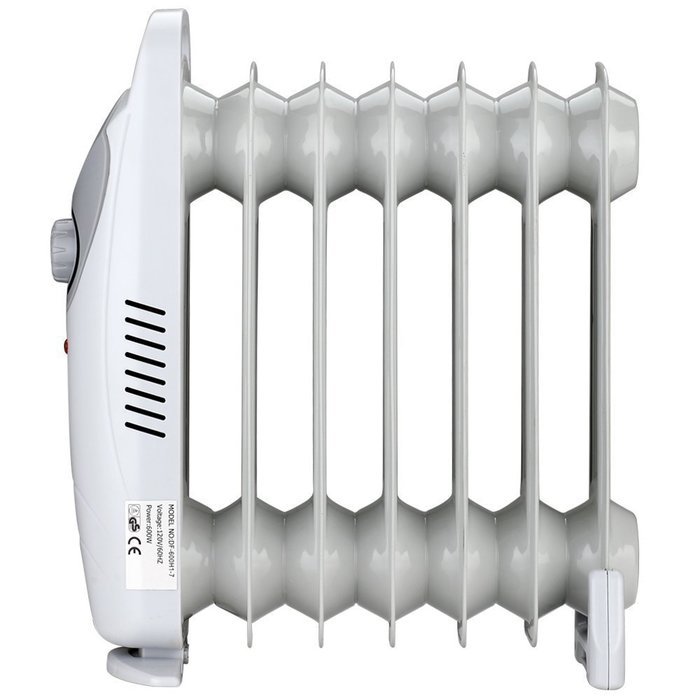 Homeleader 600W Oil Filled Portable Space Heater Radiator Heater, Thermostat control,Heat Long After Power Off N4