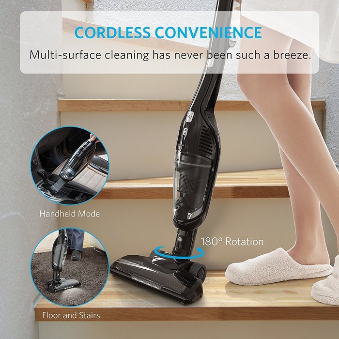Anker HomeVac Duo 2-in-1 Cordless Vacuum Cleaner, Rechargeable Bagless Stick and Handheld Vacuum with Upright... N3