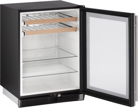 U-Line U1024BEVS00B 5.4 cu. ft. Capacity 24" 1000 Series Freestanding or Built In Full Size Beverage Center in...