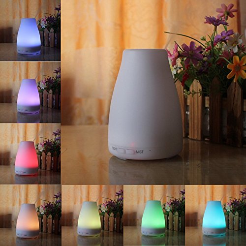Essential Oil Diffuser by Efbock - Portable Air Humidifier and Cool Mist Aromatherapy Diffuser - Ionizer Air Purifier... N3