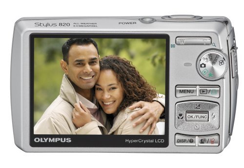Olympus Stylus 820 8MP Digital Camera with 5x Optical Zoom (Blue) N3