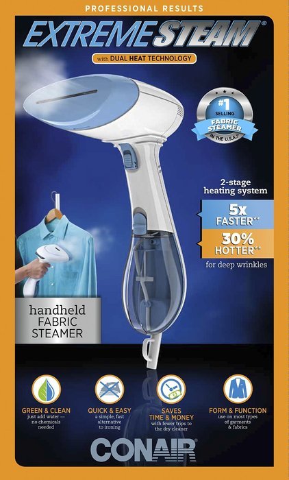 Conair ExtremeSteam GS23 C Hand Held Fabric Steamer N2