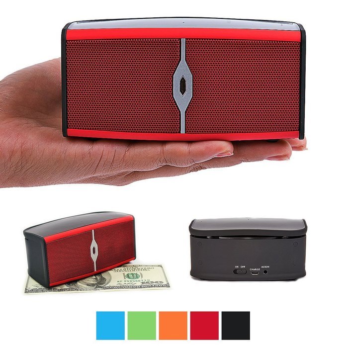 Bluetooth Speakers, Alpatronix AX400 Portable 8W Mini Bluetooth Wireless Rechargeable Stereo Speaker with Mic,... N6