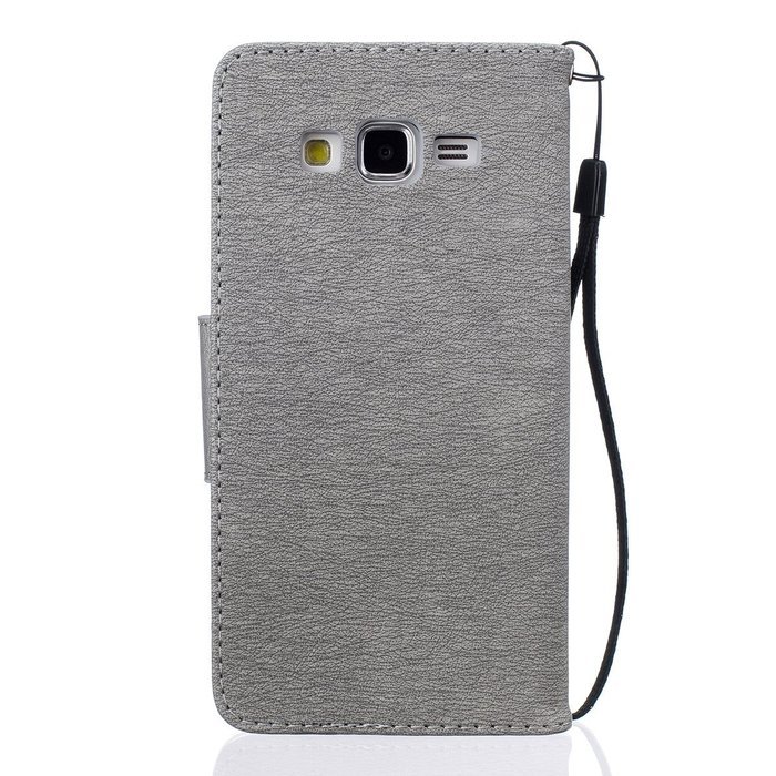Galaxy Grand Prime Case, Galaxy Grand Prime Wallet Case,PHEZEN Cute Bear Don't Touch My Phone Design PU Leather... N36