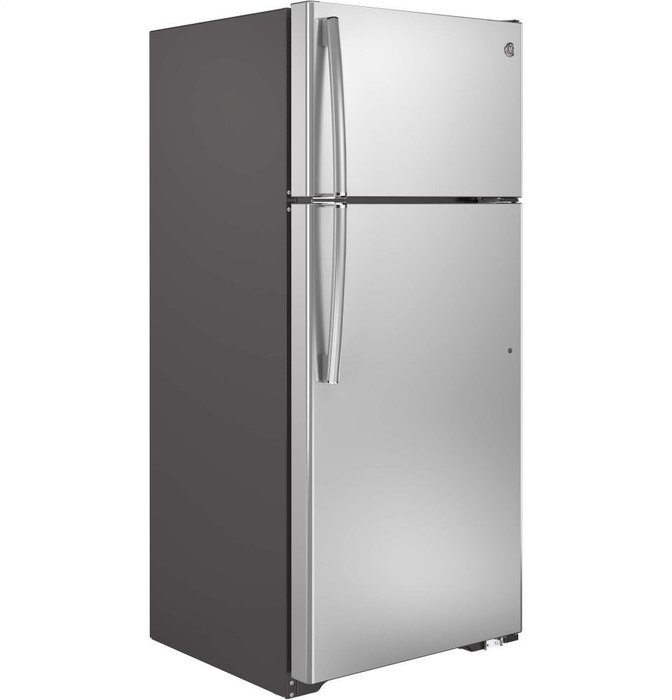 GE GIE18GSHSS 17.5 Cu. Ft. Stainless Steel Top Freezer Refrigerator - Energy Star
