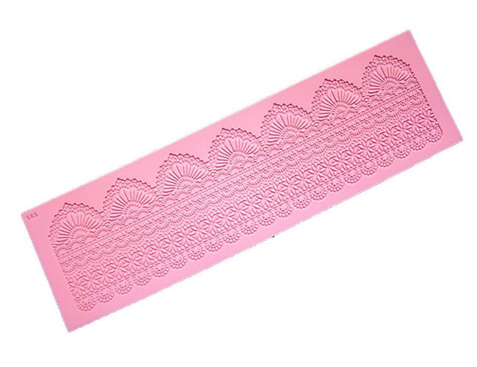 Longzang Silicone Lace Fondant Mold Silicone molds Craft Mould DIY Cake Decorating HY1-172