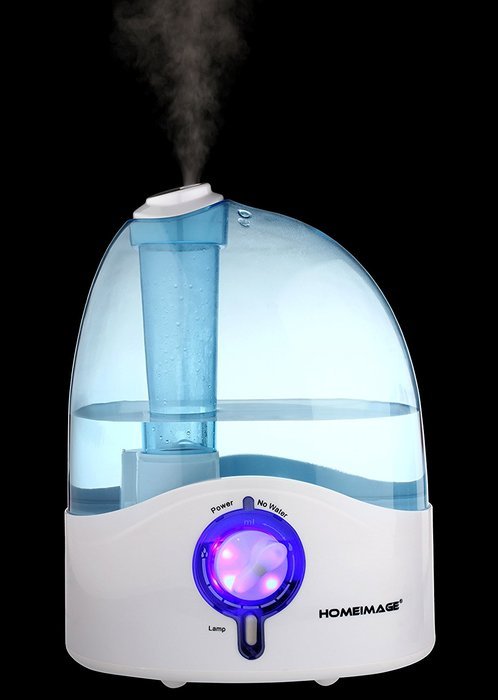 HOMEIMAGE 1.58 Gallons per day Output, 1.19 gallons or 4.5 liters Large Tank Capacity Cool Mist Humidifier - HI-HYB12BLUM N9
