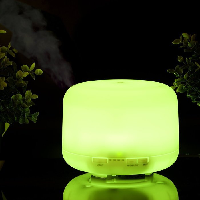 TUPELO&reg; 500ml Essential Oil Diffuser, Cool Mist Ultrasonic Humidifier,4 Timer Settings,7 Color LED Changes-Waterless... N3