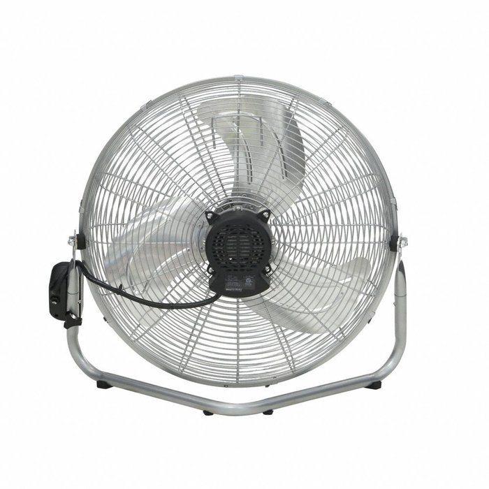 20" Carry Handle High Velocity Floor Fan, Silver N3