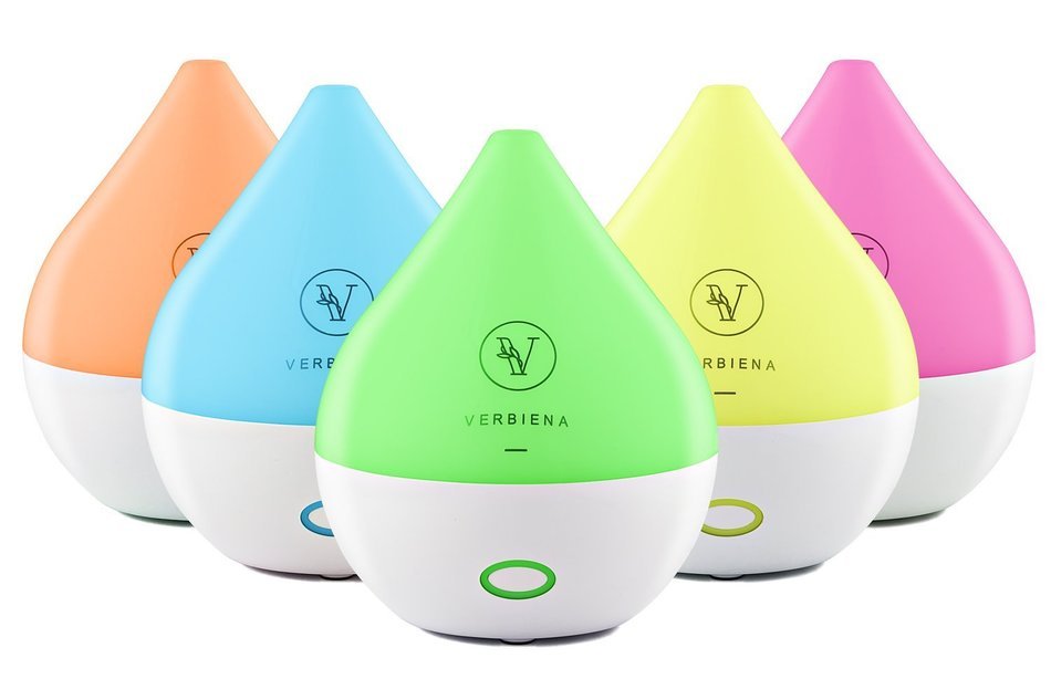 Aromatherapy Essential Oil Diffuser - 165 ML Cool Mist Air Purifier, Atomizer & Aromatherapy Diffuser With 7 Changing... N5
