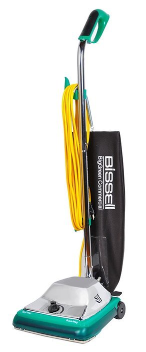 Bissell BigGreen Commercial BG107HQS DayClean Quiet-motor system Upright Vacuum, Comfort Grip Handle with Magnet...
