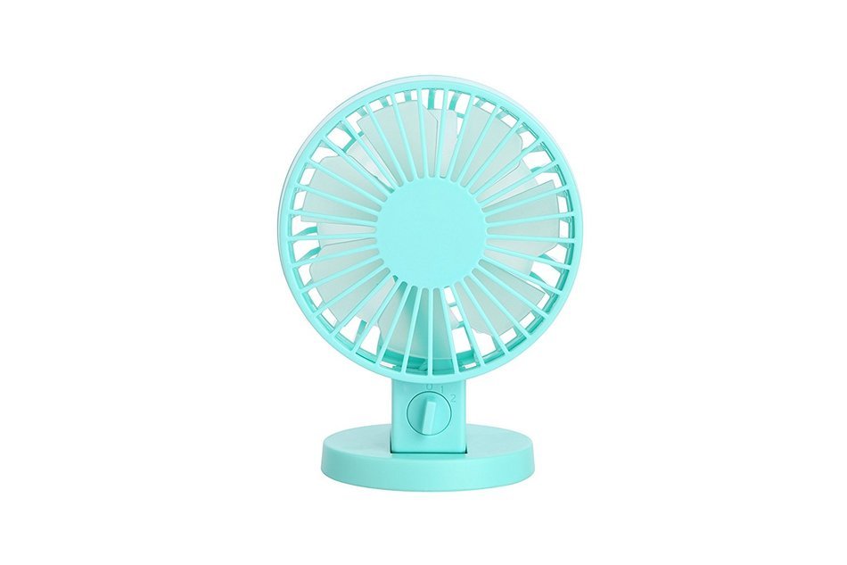 TT Marketing Desk Cooling Fan Handheld Personal Small Portable Battery Powered Operated Fans with Umbrella Hanging... N2