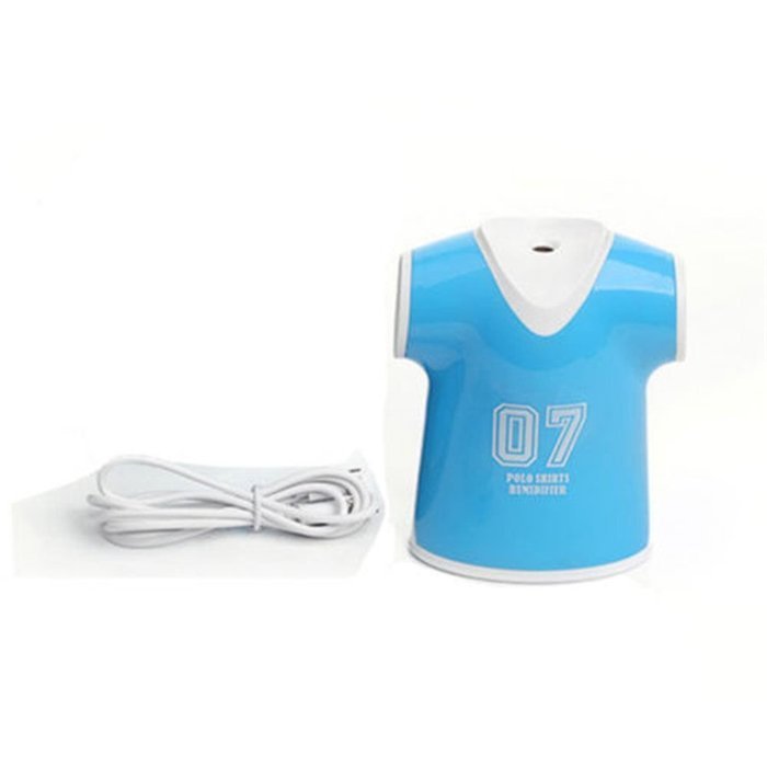 Polo Shirt Design Jersey Humidifier Cool-Mist 100ml Air USB Impeller Humidifier Mist Maker Fogger (Yellow) N5