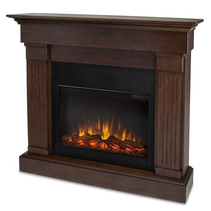 Real Flame 8020E-W Crawford Electric Fireplace, White N2