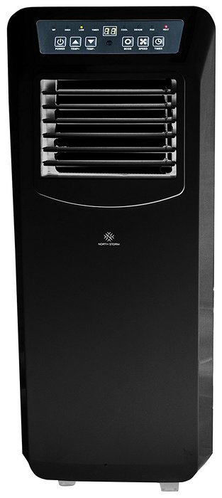 North Storm Portable Air Conditioner, 4-In-1 Heater, Fan, Dehumidifier, AC - 14,000 BTU - White N7