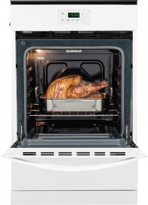 Frigidaire FFGW2415QW 24" 3.3 cu. ft. Capacity Gas Single Wall Oven in White
