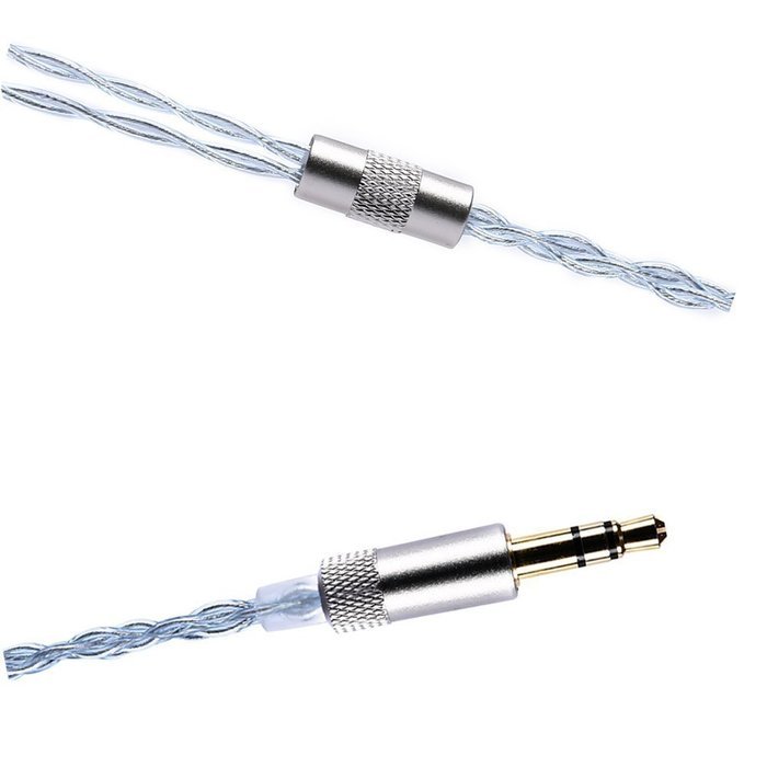For SE215 SE425 SE535 SE846 UE900 Shure Headphone Replacement Cable 5N OCC Crystal Silver Plated DIY Cord for... N10