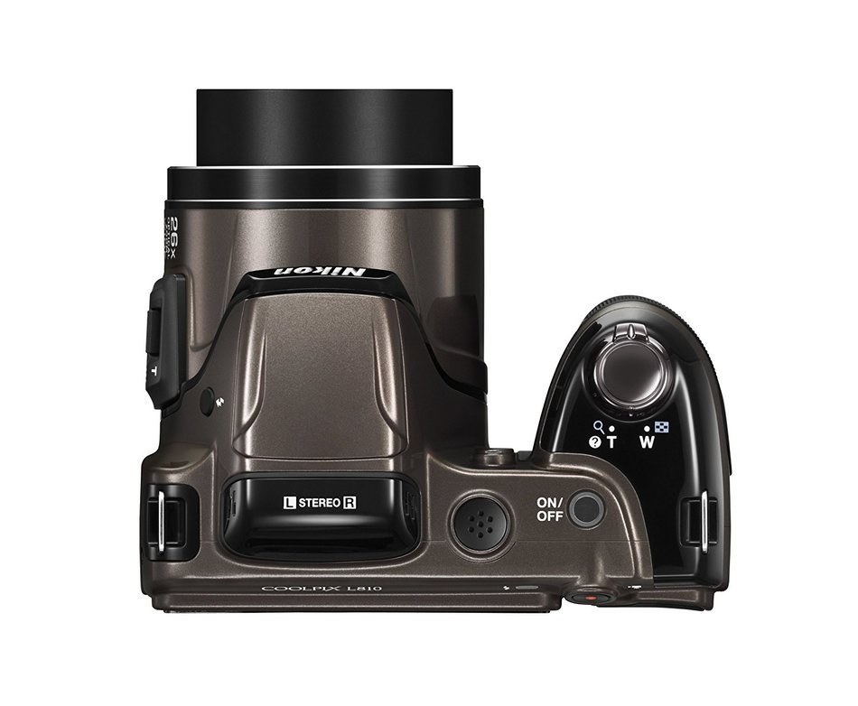 Nikon Coolpix L810 Compact Digital Camera - Bronze (16.1MP, 26x Optical Zoom) 3 Inch LCD