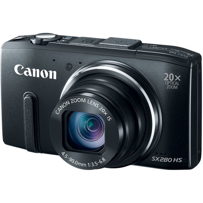 Canon PowerShot SX280 12.1MP Digital Camera with 20x Optical Image Stabilized Zoom with 3-Inch LCD (Black) (OLD... N3