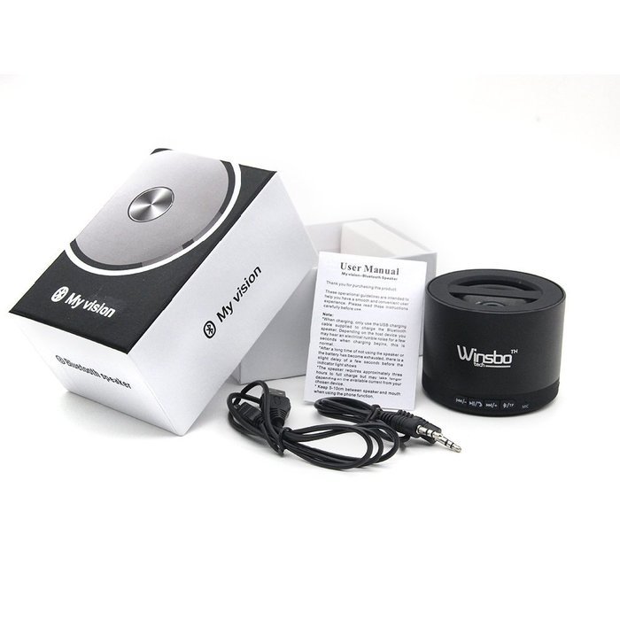 Winsbotech Best Wireless Portable Bluetooth Speaker for iPhone iPad Android with Bass. Cell Phone Speaker for... N7