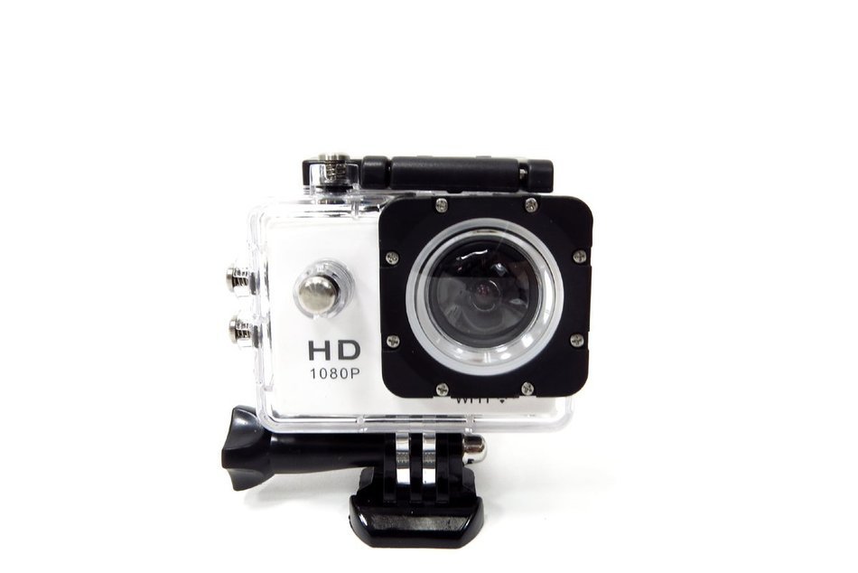 AMPERSAND SHOPS Waterproof Sport Camera 1080P HD Built In WiFi WHITE