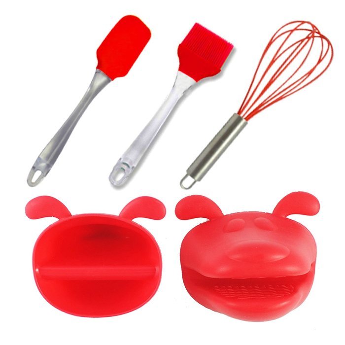 Joiedomi 8-Pieces Silicone Bakeware Set Including Muffin Cupcake Mold Baking Tray, Chocolate Candy Ice Molds,...