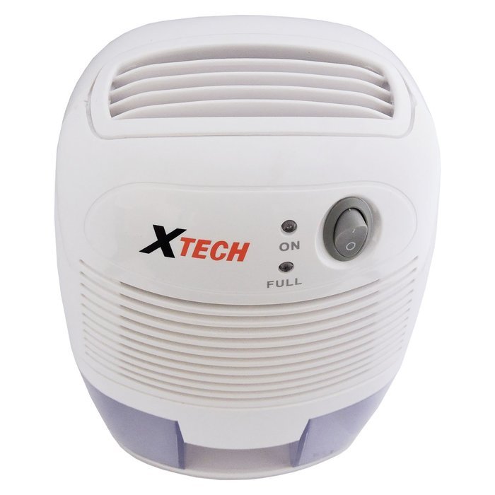 Xtech Ultra Quiet Portable Mini Dehumidifier with 16 oz removable water tank N10
