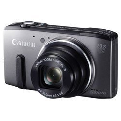 Canon Powershot SX270 HS 12 MP Digital Camera with 20x Optical Zoom and 3-Inch LCD Display, Gray (8228B005) -...