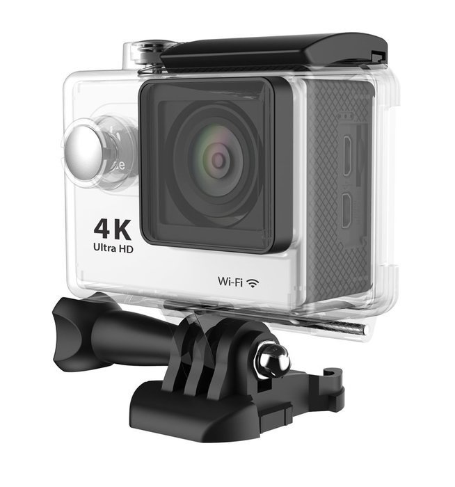 Bolve Action Camera Wifi H9 Digtal Camera 4K 60fps Ultra-HD 170 Degree Wide Angle Lens Mini Sport Recorder_White