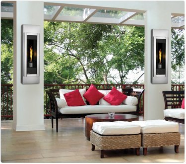 Napoleon GSST8N Natural Gas Modern The Torch- 6,000 BTU Vent Free Outdoor Gas Fireplace GSST8