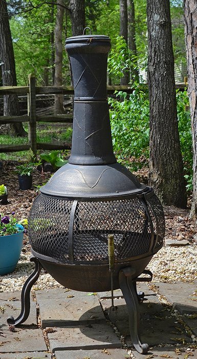 Bosmere C760 Medium Chiminea Cover, 28" Diameter x 34" High, Green N3