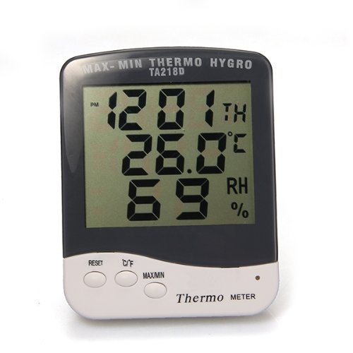 SODIAL(R) Digital LCD Indoor Hygrometer Humidity Thermometer Temperature Temp Meter N4