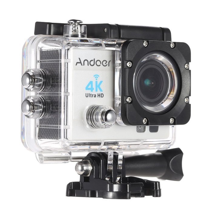 Andoer 2" Ultra-HD LCD 4K 25FPS 1080P 60FPS Wifi Cam FPV Video Output 16MP Action Camera 170&deg;Wide-Angle Lens with... N6
