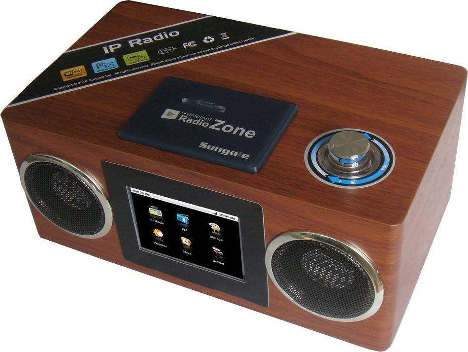 Sungale Group Inc Wi-Fi Internet Radio with 3.5" TFT LCD Touch Screen