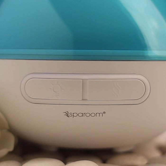 SpaRoom AeroMist Ultrasonic Essential Oil Diffuser and Steaming Mist Diffuser For AromaTherapy, Blue N7