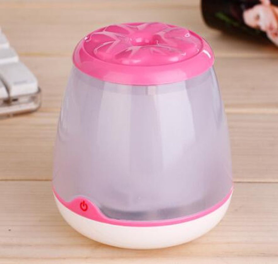 Mayco Bell Air Humidifier - Crystal Mini Portable USB Personal Humidifier with Night LED Light - Ultrasonic Diffuser... N2