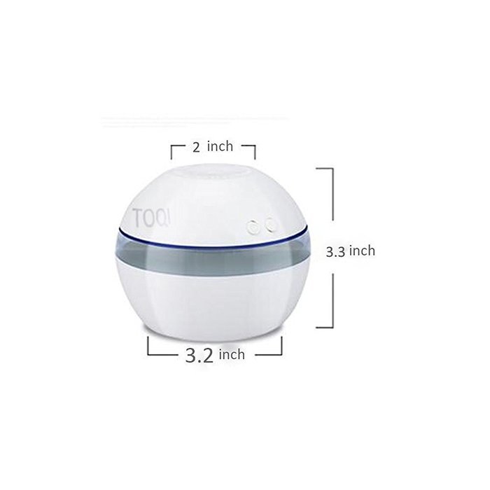 Cool Mist Humidifier-Mini Portable Virtually Silent Diffuser with Night Light and Automatic Shut-off Function...