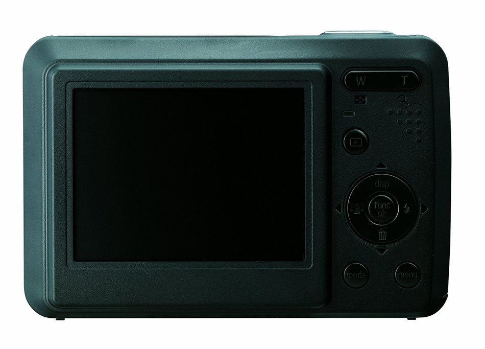 GE C1233 12MP Digital Camera with 3X Optical Zoom and 2.4 Inch LCD with Auto Brightness (Black) N2