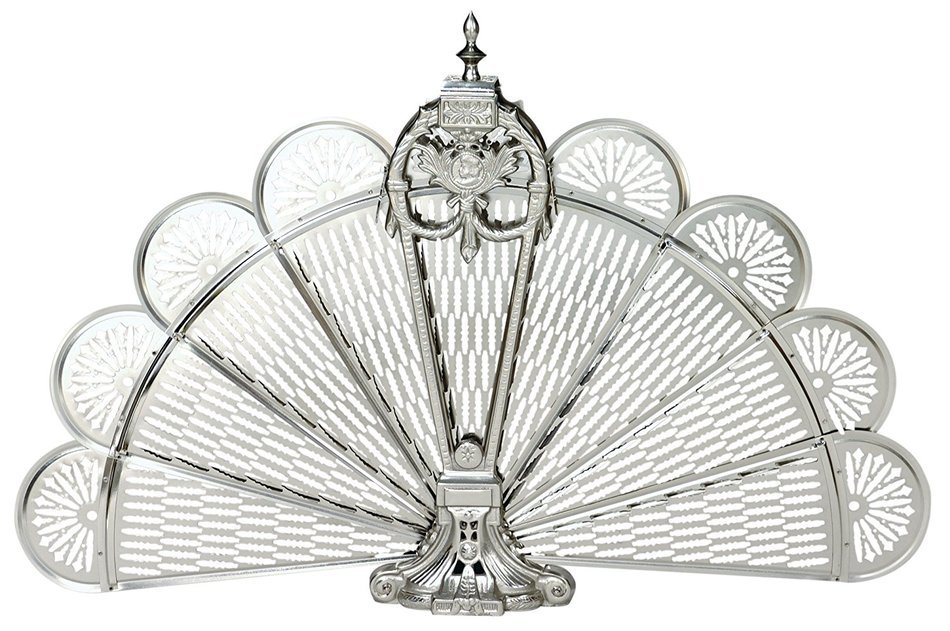 UniFlame Pewter Finish Fan Screen