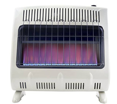 Mr. Heater, 30,000 BTU Vent Free Blue Flame Propane Heater, MHVFB30LPT + Fan