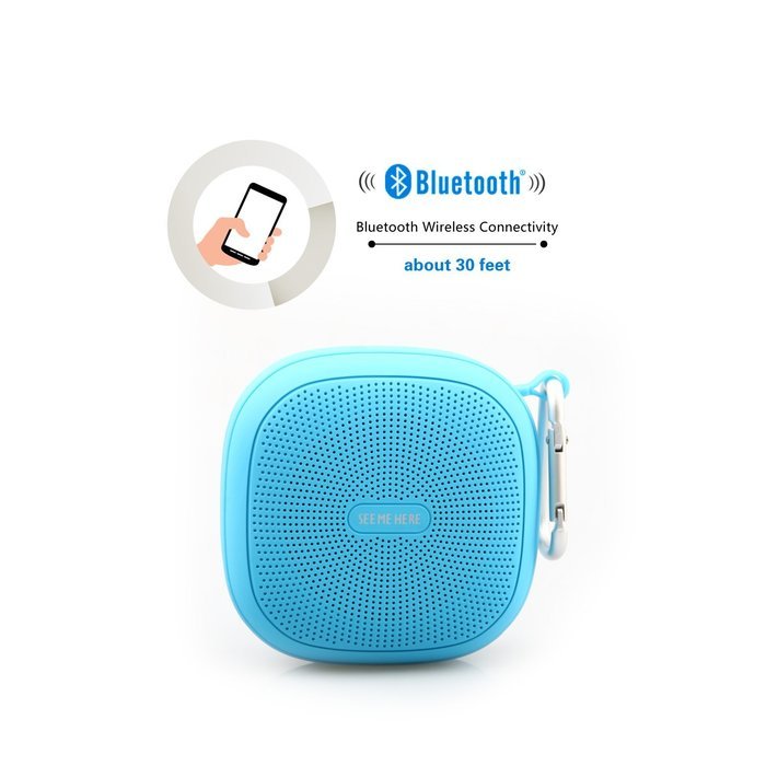 See Me Here Ultra-Portable Wireless Bluetooth Speaker,Powerful Sound build in Microphone, Works for Iphone, Ipad... N4