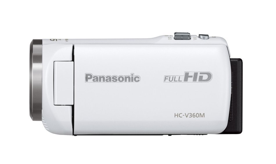 Panasonic HD video camera V360M 16GB high magnification 90 times zoom white HC-V360M-W - International Version... N6