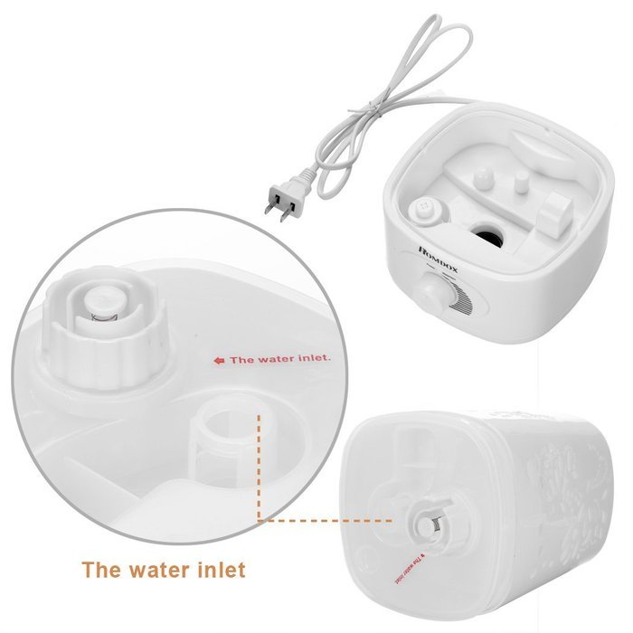 Homdox 1.5L Ultrasonic Cool Mist Humidifier, Essential Oil Diffuser Aroma Humidifier Air Diffuser, 7 Color LED... N7