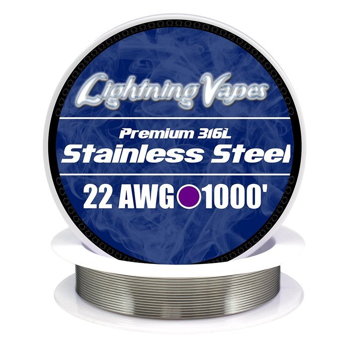 LV Stainless Steel 316L Wire 22 AWG - 500'