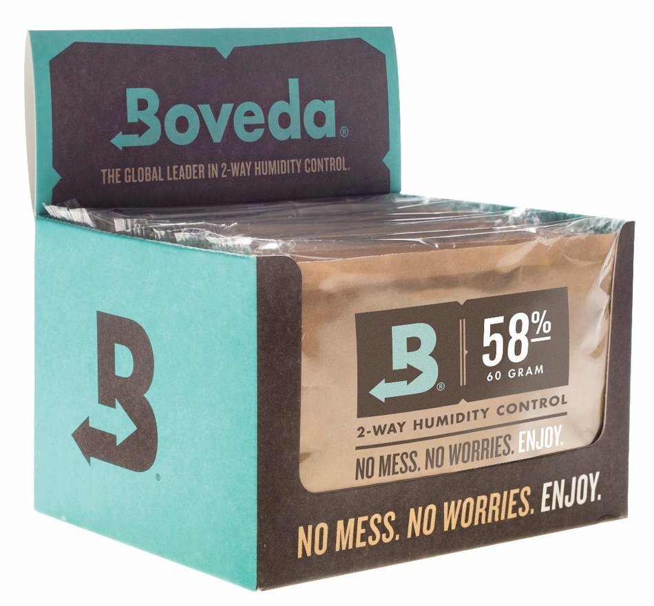 Boveda 72-Percent RH Retail Cube Humidifier/Dehumidifier, 60gm - Pack of 12 N10